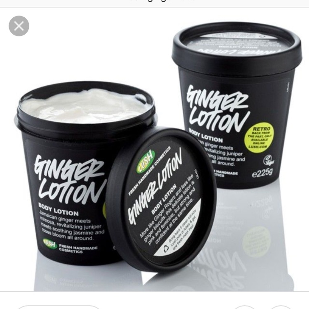 Lush ginger lotion super rare. Sold out. New&fresh